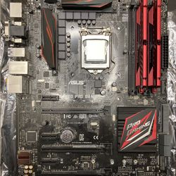 ASUS Mobo LGA1151 + Intel i5-6600K + 16GB DDR4