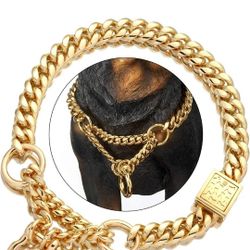 Strong Heavy Duty Chew Proof Walking Training Slip Collar (12inch)
