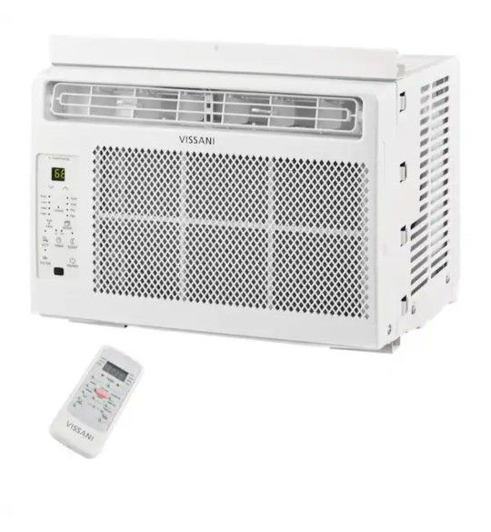 Vissani
6,000 BTU 115-Volt Window Air Conditioner for 250 sq. ft. Rooms with Remote in White