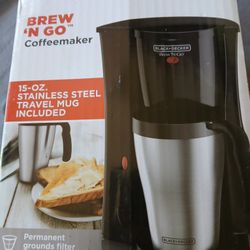 Black & Decker Brew And Go Coffee Maker 