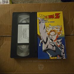 Dragon Ball Z VHS Tape "Trunks - Prelude To Terror"
