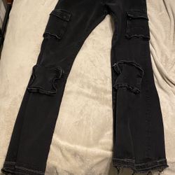Stacked Jeans / Hat