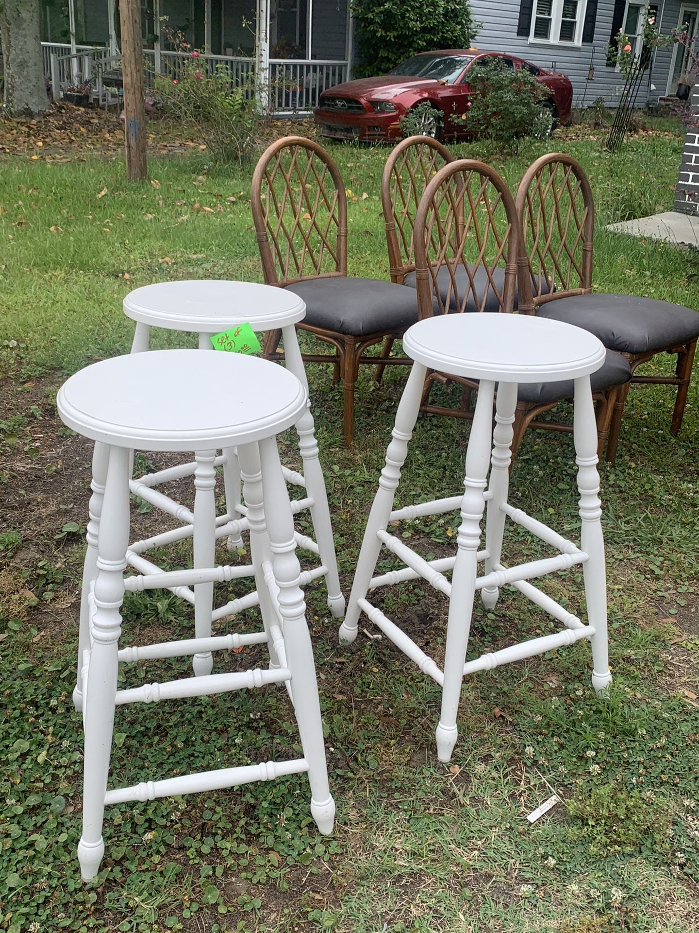 Set Of 3 Barstools