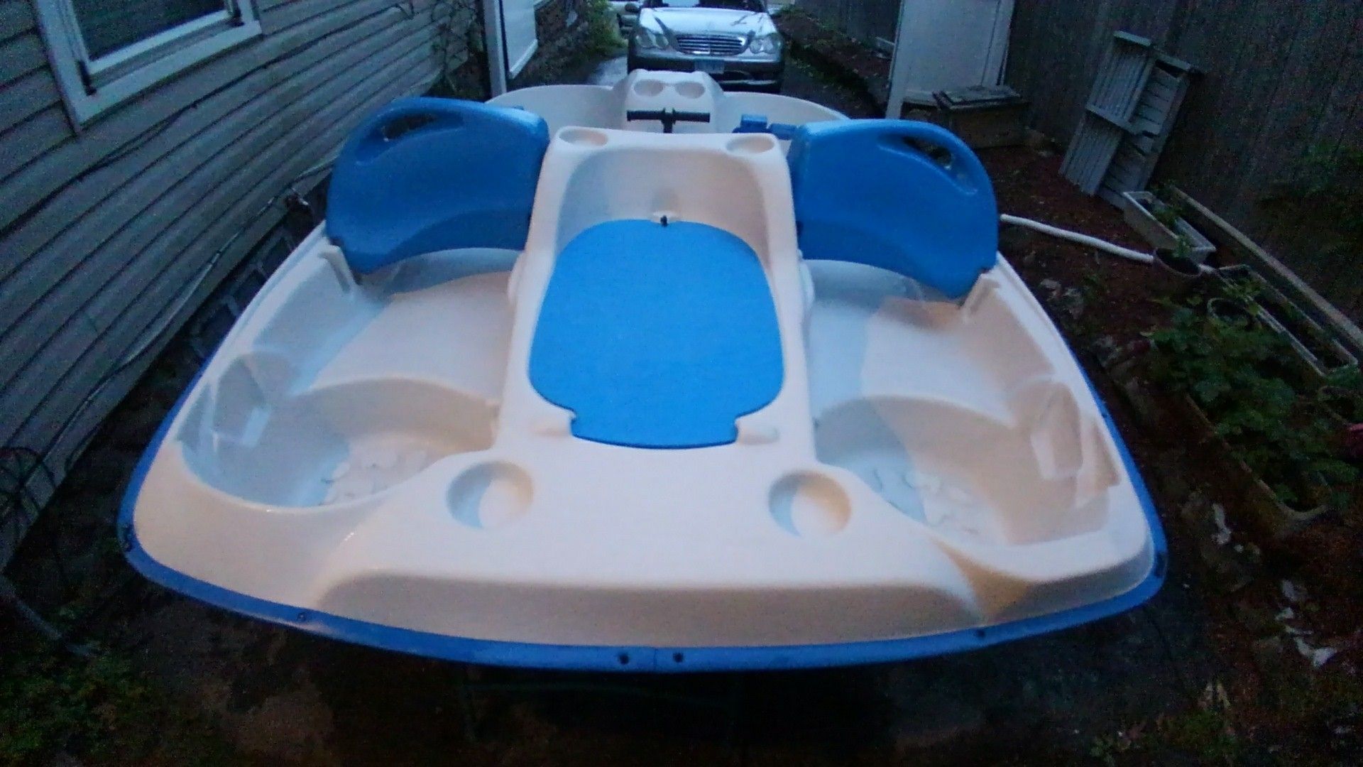 5 person Sun Dolphin pedal boat with built in cooler for Sale in