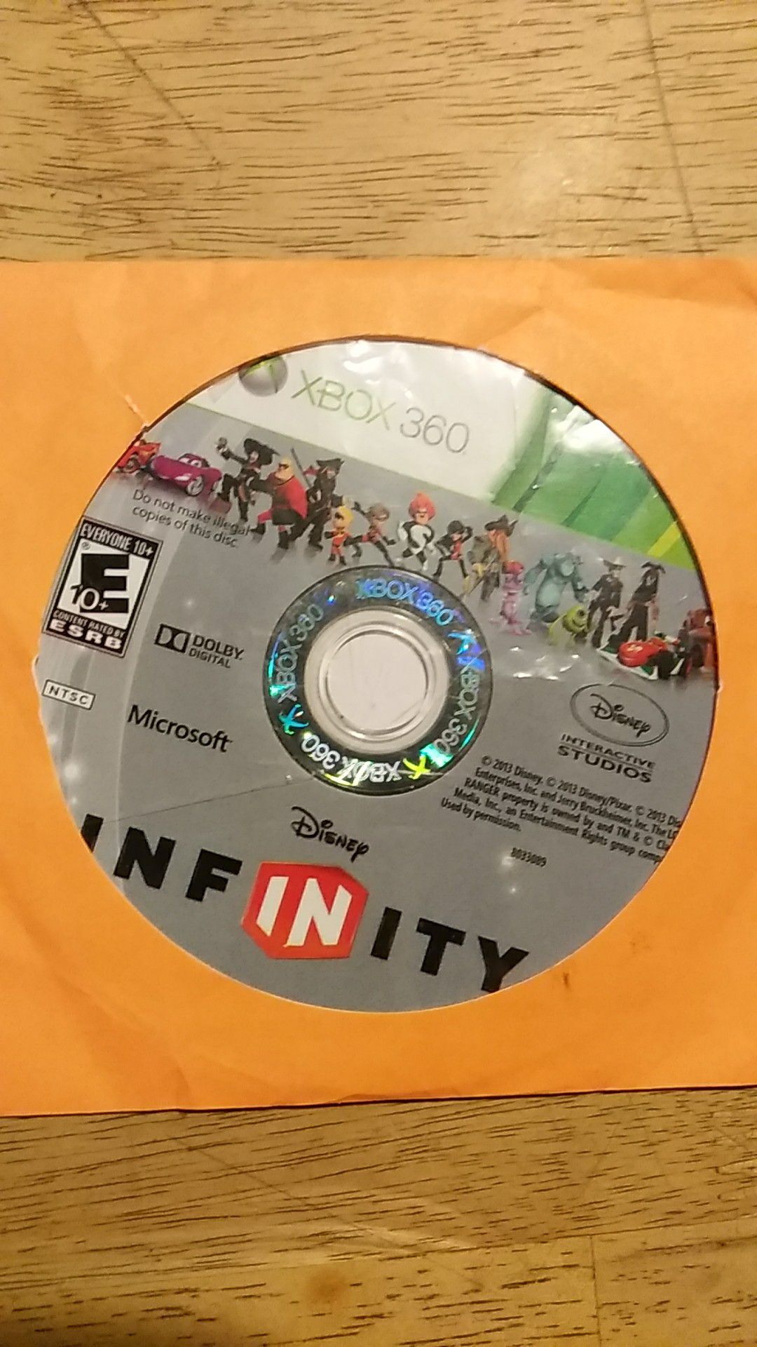 Xbox 360 Disney Infinity video game