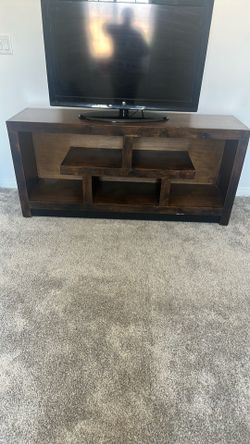 Chestnut TV stand