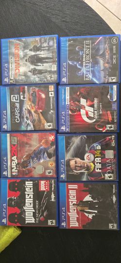 Lot of 8 PS4 Games
