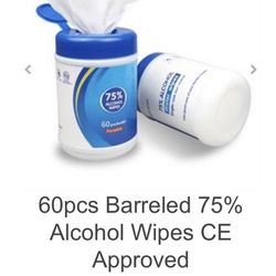 75% Alcohol Wipes 60 Count (see Description For Discount-10$ For 10)