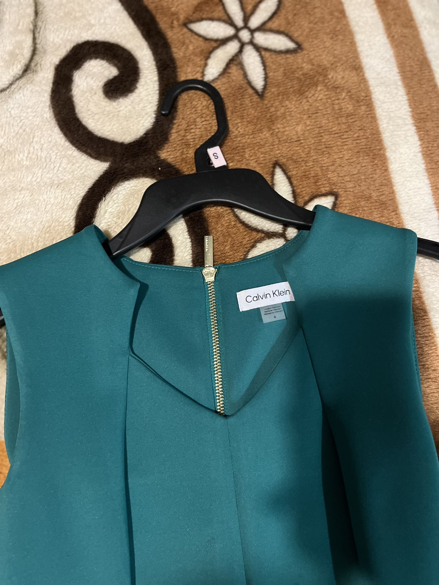 Teal Calvin Klein Dress