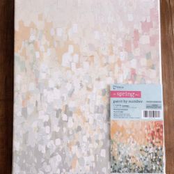 Abstract Paint by Number Canvas Kit 15.7x19.6 The Spring Shop Hobby Lobby NEW