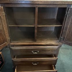 Wood Dresser/armoire 