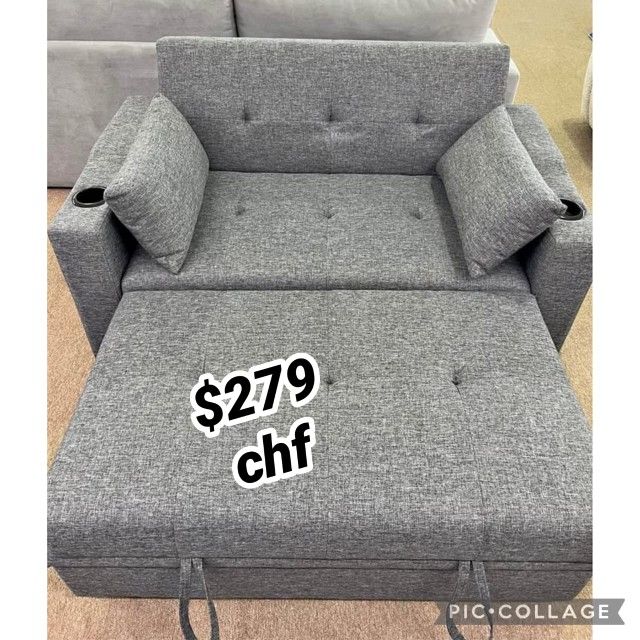 Black Friday Sale Living room loveseat pull out sofa bed  // Limited Time Offer 