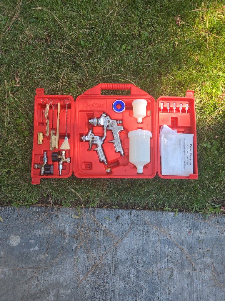 Iron Force Campbell Hausfeld Spray Gun Kit