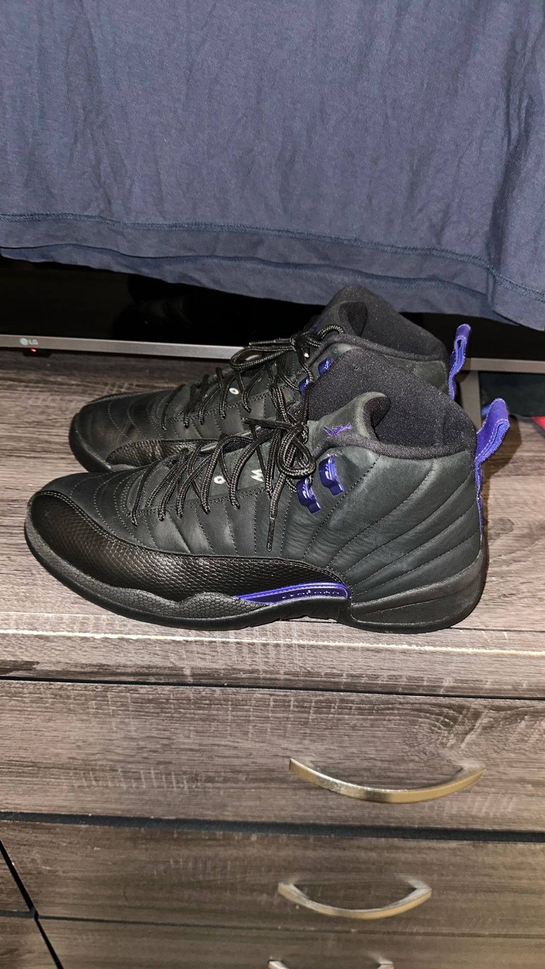 Jordan 12 Retro Black Dark Concord