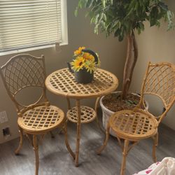 3 Piece Metal Patio Set
