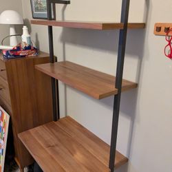 Wall mounted Small Desk With Shelves
