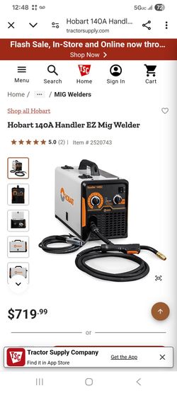 Hobart mig welder
