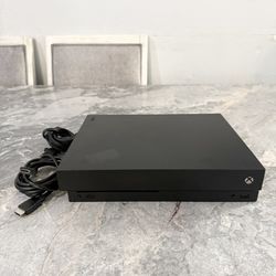 Microsoft Xbox One X 1TB 4K Black Console with Power Cord & HDMI 