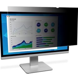 3M Privacy Filter Screen for Monitors, 21.5" Widescreen (16:9), Reduces Blue Light, PF215W9B