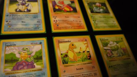 SHADOWLESS BASE SET Starter Pokemon Collection
