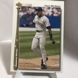 1992 Upper Deck Fred McGriff San Diego Padres Card #HR10