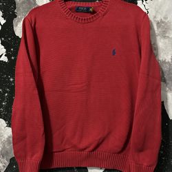 Polo Ralph Lauren Red Crewneck Sweater