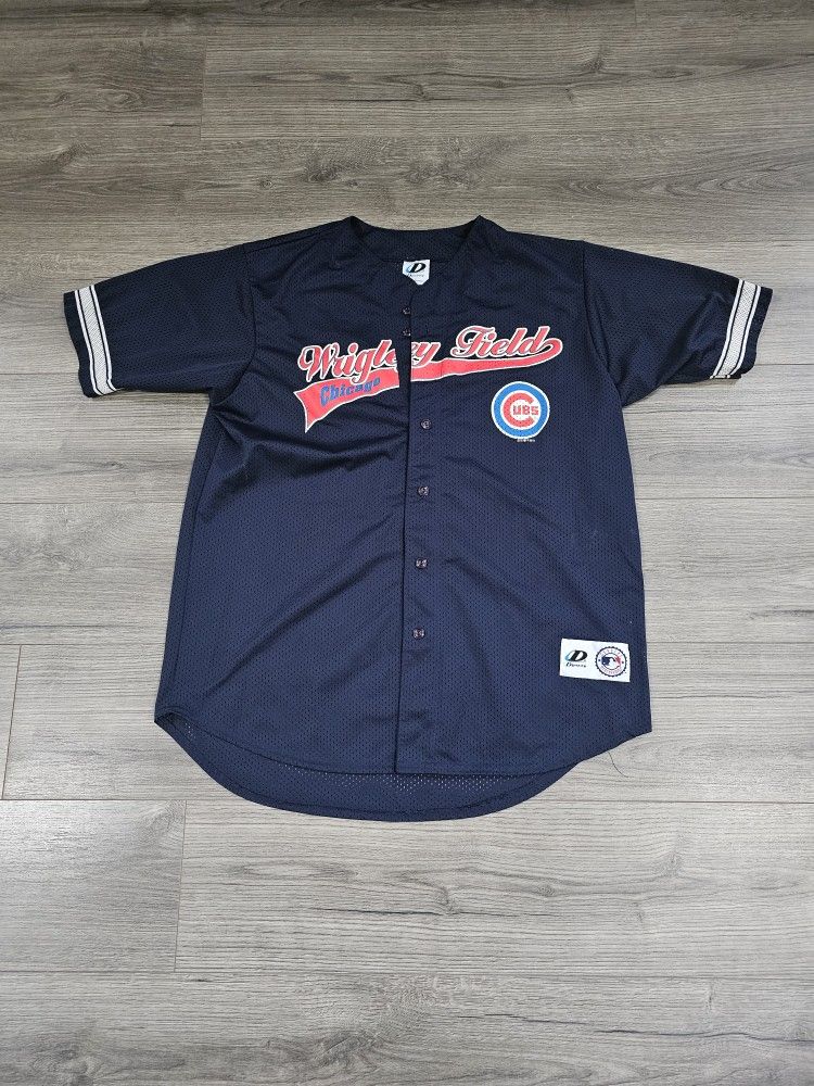 Vintage 2001 Chicago Cubs Wrigley Field Mesh Baseball Jersey Mens Large