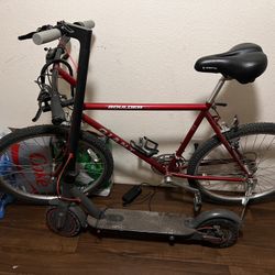 A Bike For Sale With Pump And Helmet 