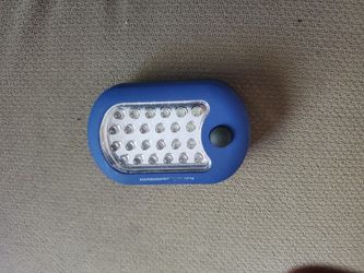 27 led worklight flashlight with magnetic back and hook to hang it