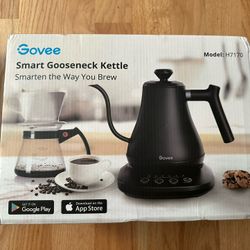 GoveeLife Smart Gooseneck Kettle 0.8L WiFi Temp Control Pour Over Coffee H7170