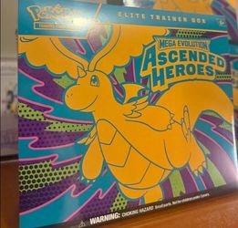 Pokemon cards ascended heroes mega evolution etb elite trainer box
