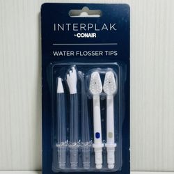INTERPLAK By CONAIR Dental Care Flosser Tips Set of 5 NEW TIPS