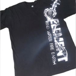 Element Skateboards Mens Vintage Black White Graphic Tshirt