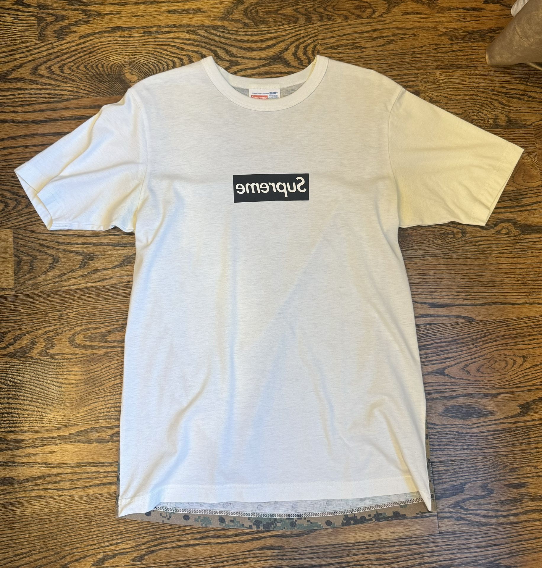 White Supreme Box Logo T-shirt
