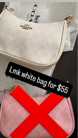 White coach bag