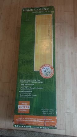 Bamboo flooring 4 boxes free 90 sq ft