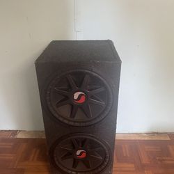 15” Kicker solo classic subs with box 