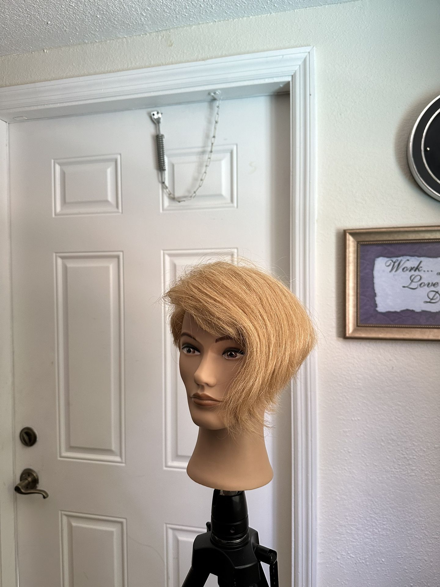 Short Hair Mannequin 100% Human Hair