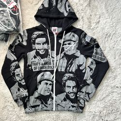 Grey alocsXasaali zip up S M L