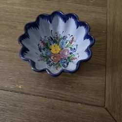 Vintage Vestal Alcobaca Hand Painted Bowl (60’s)