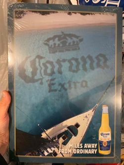 2 Corona Extra beer signs