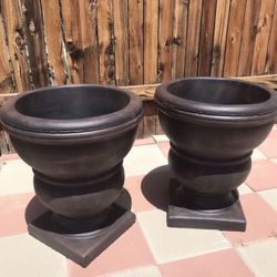 New Flower Pots Made Out Of Cement Perfect Gift 