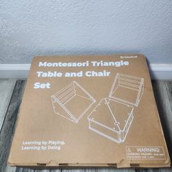 Woodtoe 4 PCS Montessori Weaning Table and Chair Set