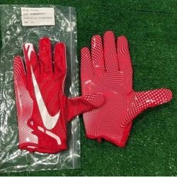 Nike Vapor Knit Football Gloves 3.0 Men's 2XL University Red/White