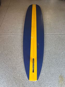 Vintage c.1983 Phil Becker Hand-Shaped 9’6” Single Fin Longboard #7611