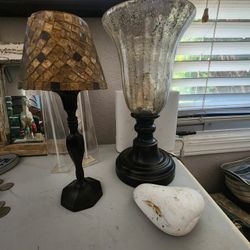 Lamp And Decorative Candle Holder