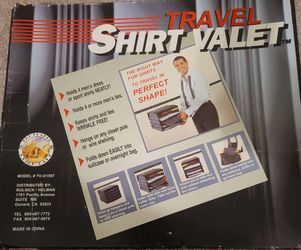 Travel shirt valet