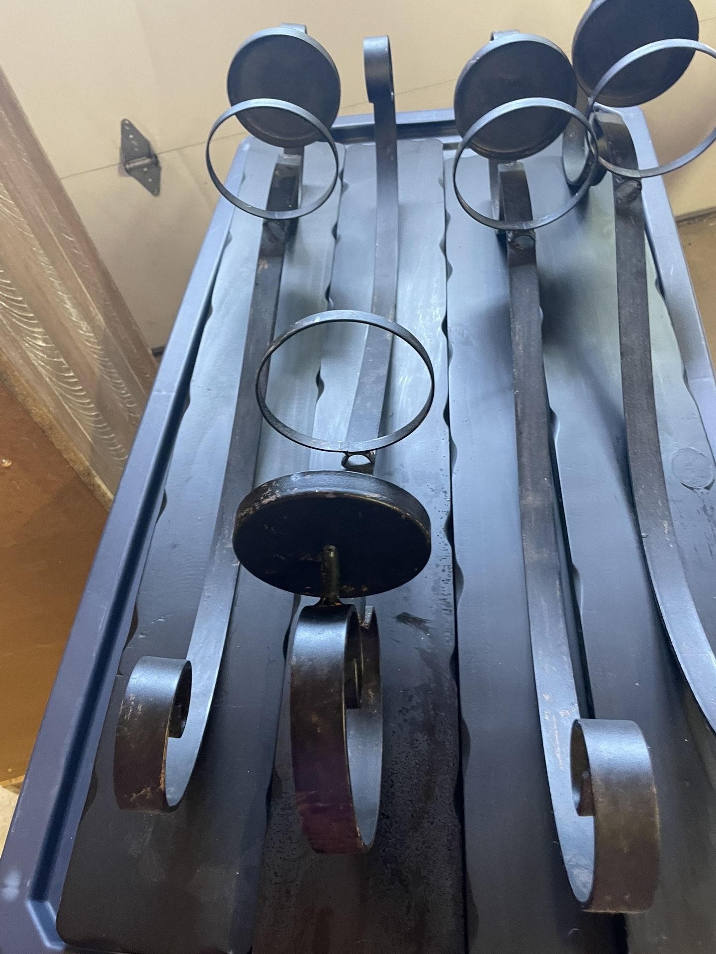 Wall-mounted iron wall sconce For Candles
