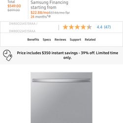 AutoRelease Smart 46dBA Dishwasher with StormWash™ in Fingerprint Resistant Stainless Steel
