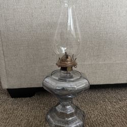 Vintage Glass Lamp 
